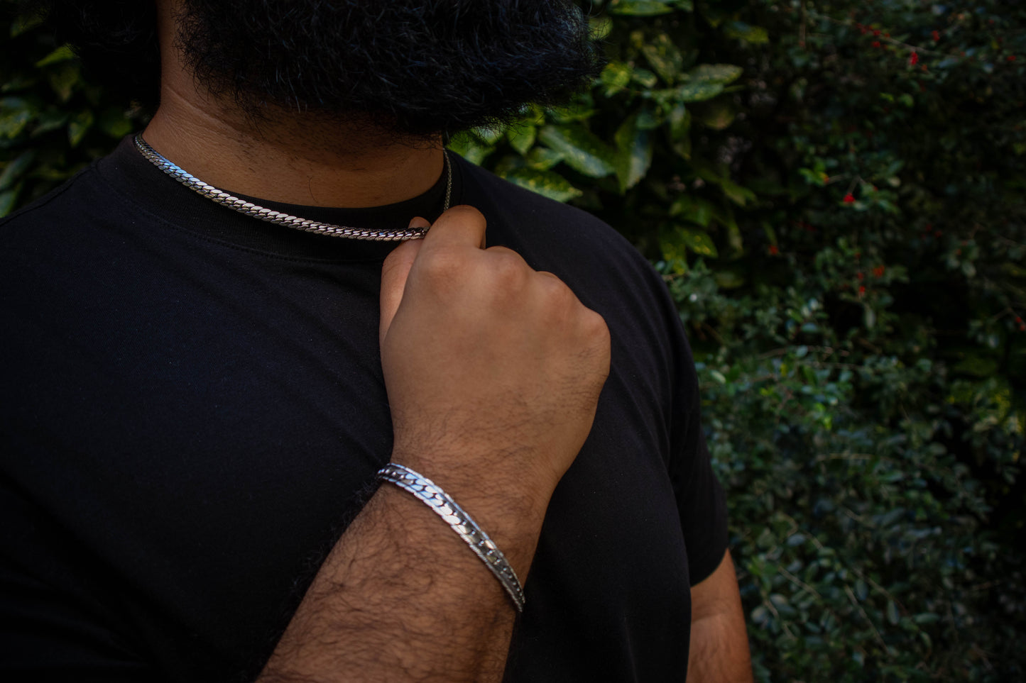 Silver Edge Bracelet