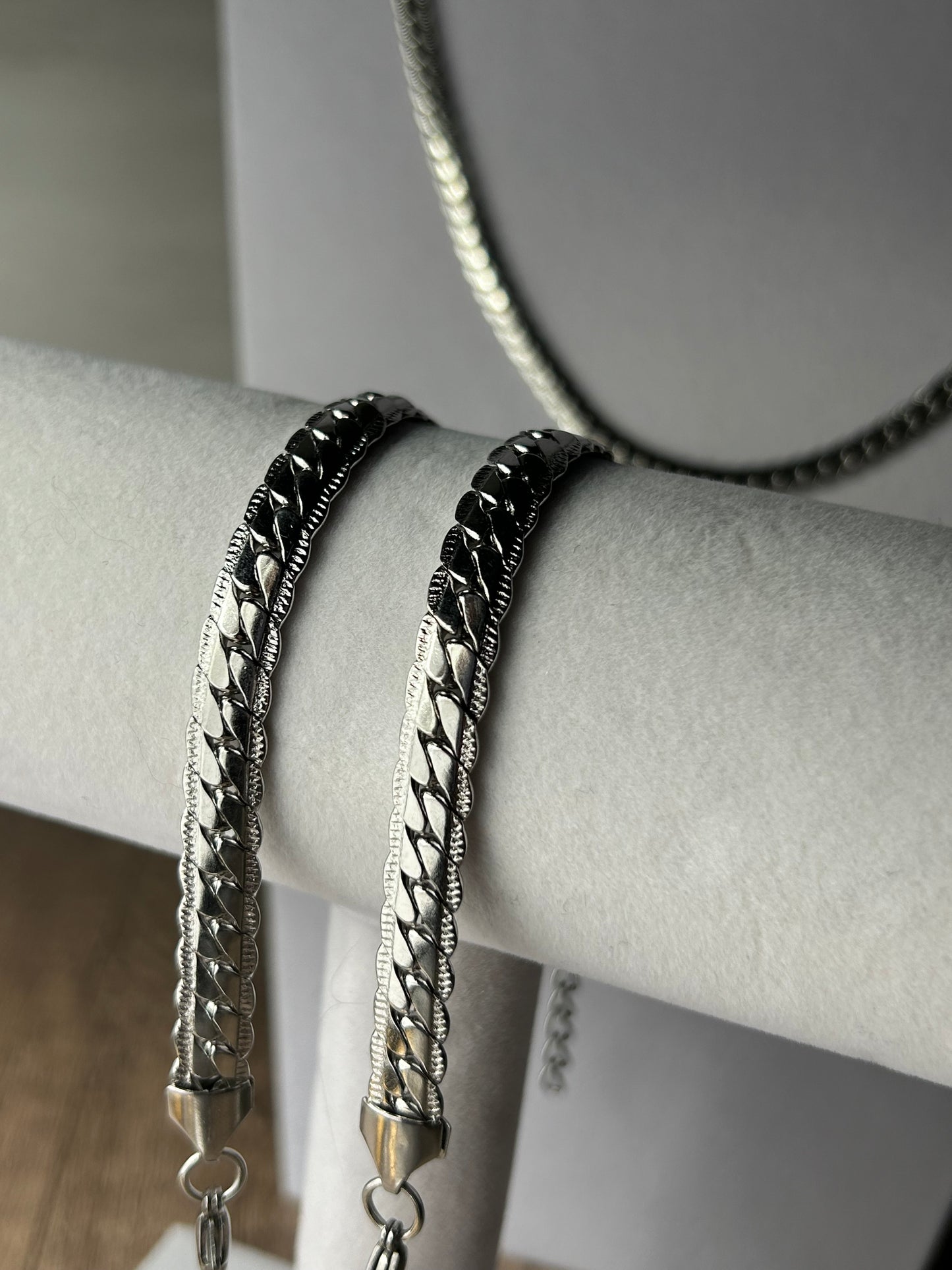 Silver Edge Bracelet