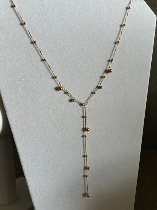 Dotted Drop Necklace