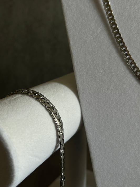 Silver Edge Bracelet