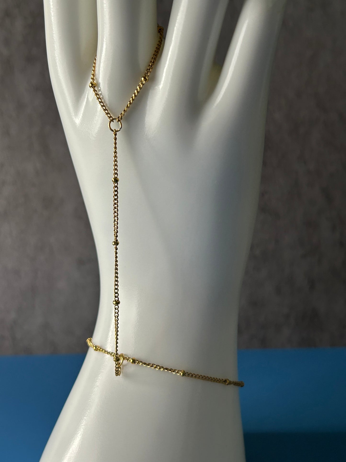 Delicate Dot Hand Chain