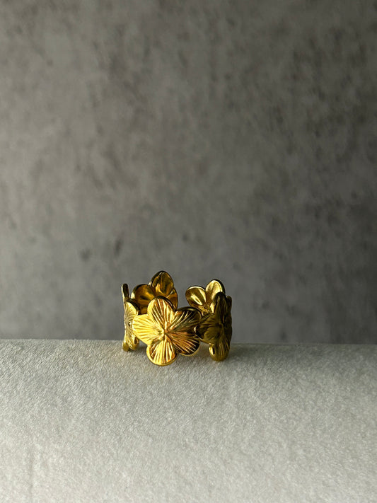 Adjustable Flower Ring