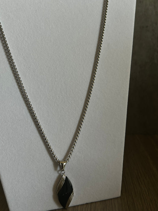 Irregular Silver Necklace