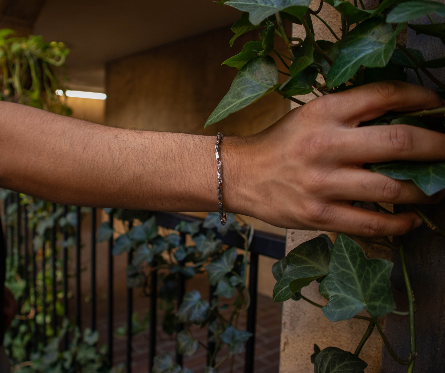 Silver Ripple Bracelet
