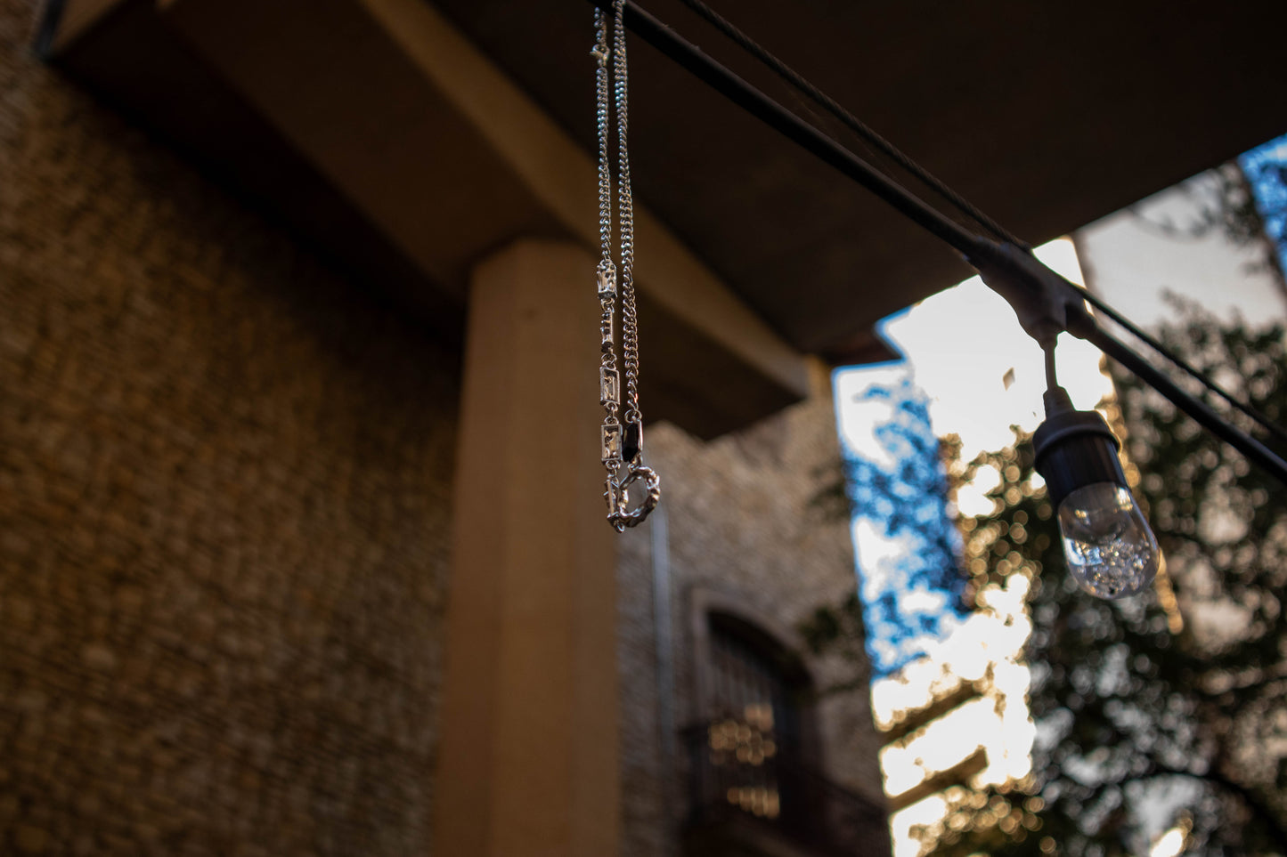 Silver Retro Necklace