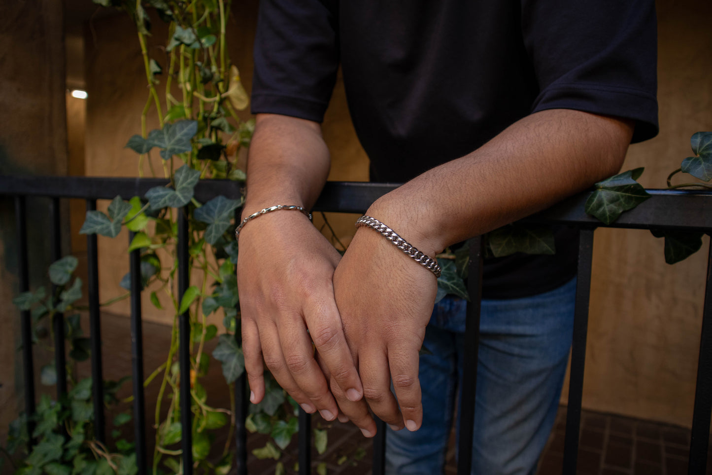 Silver Ripple Bracelet