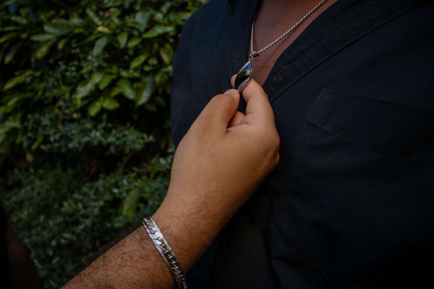 Irregular Silver Necklace