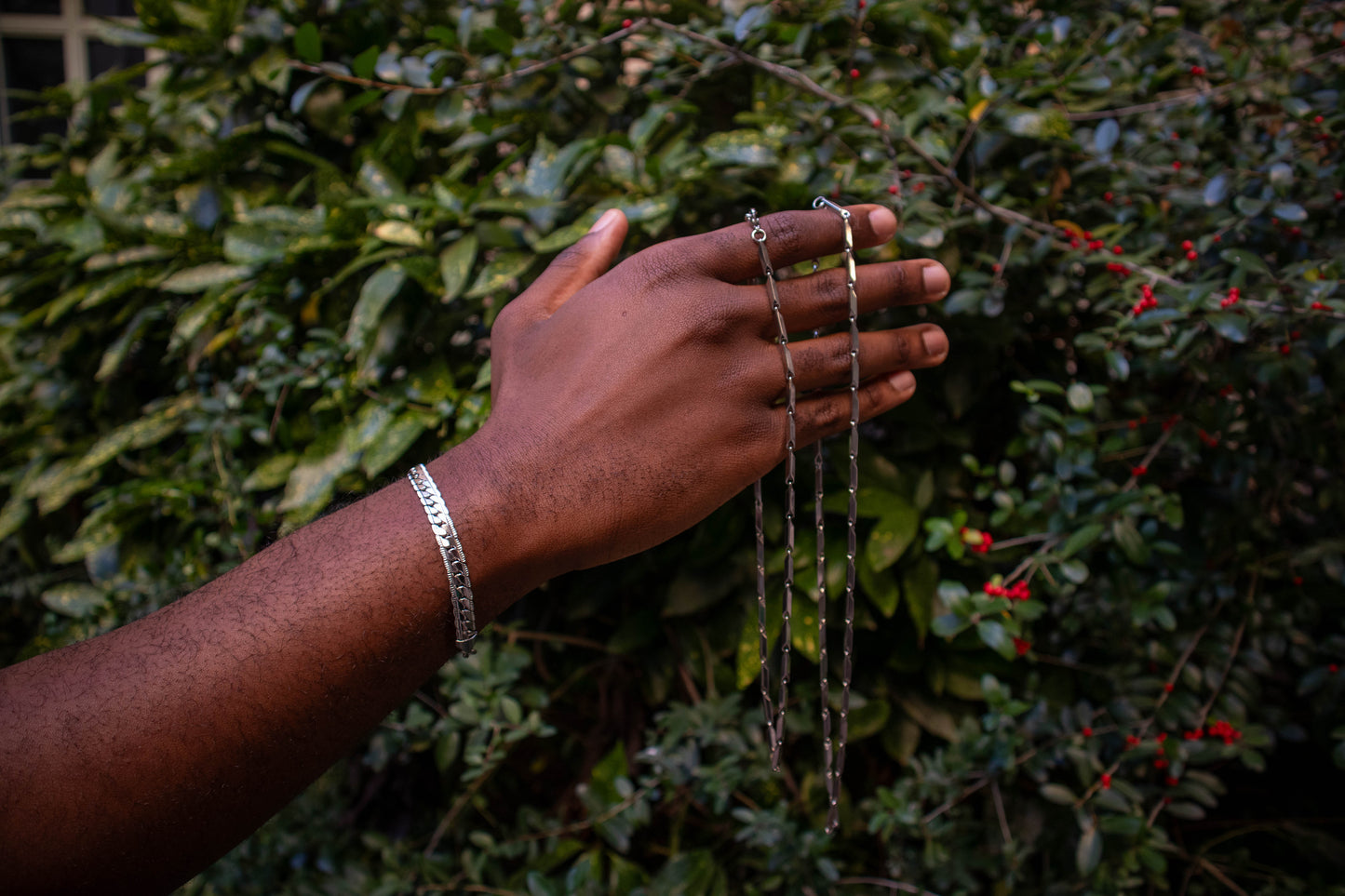 Silver Edge Bracelet