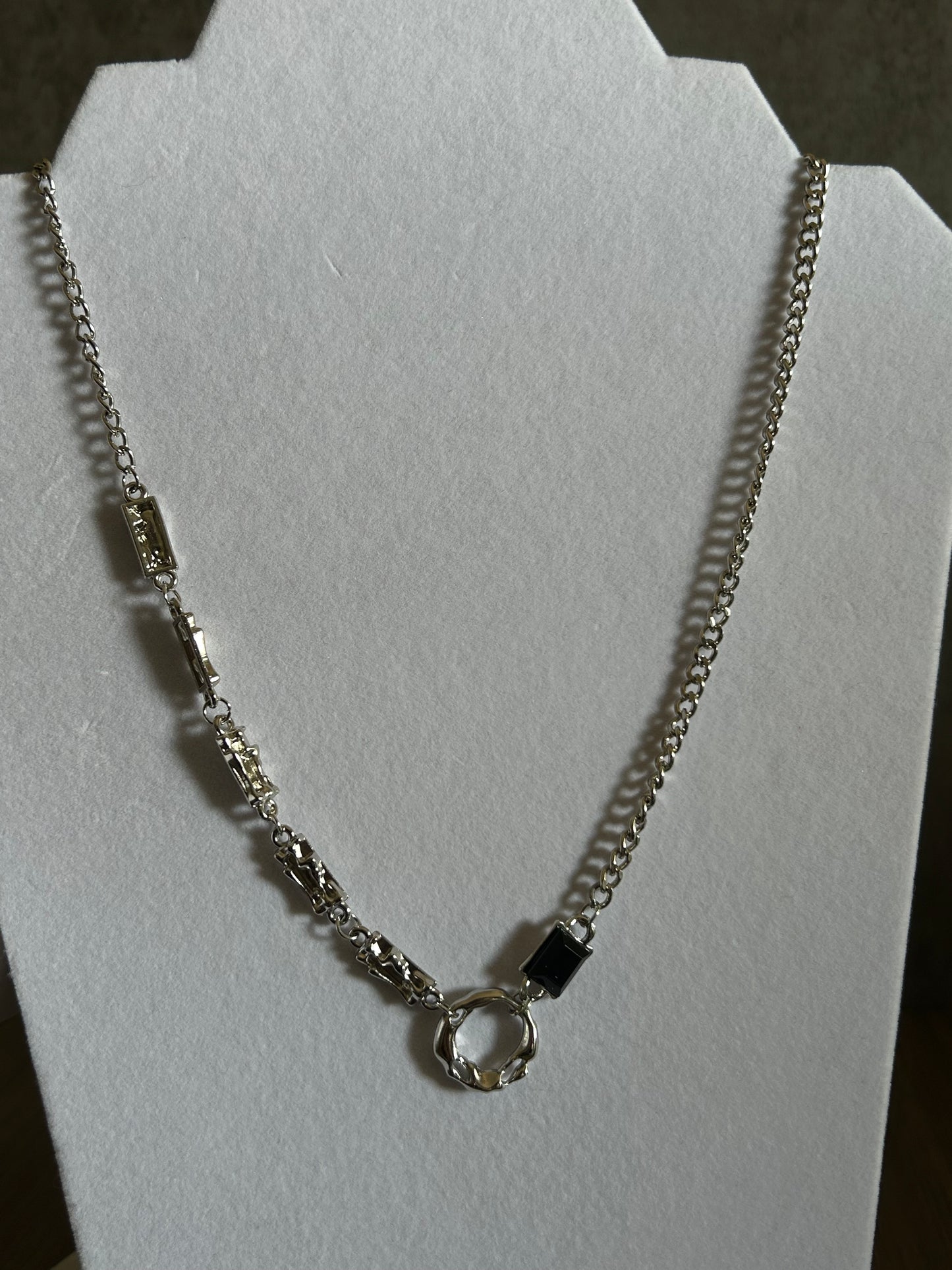Silver Retro Necklace