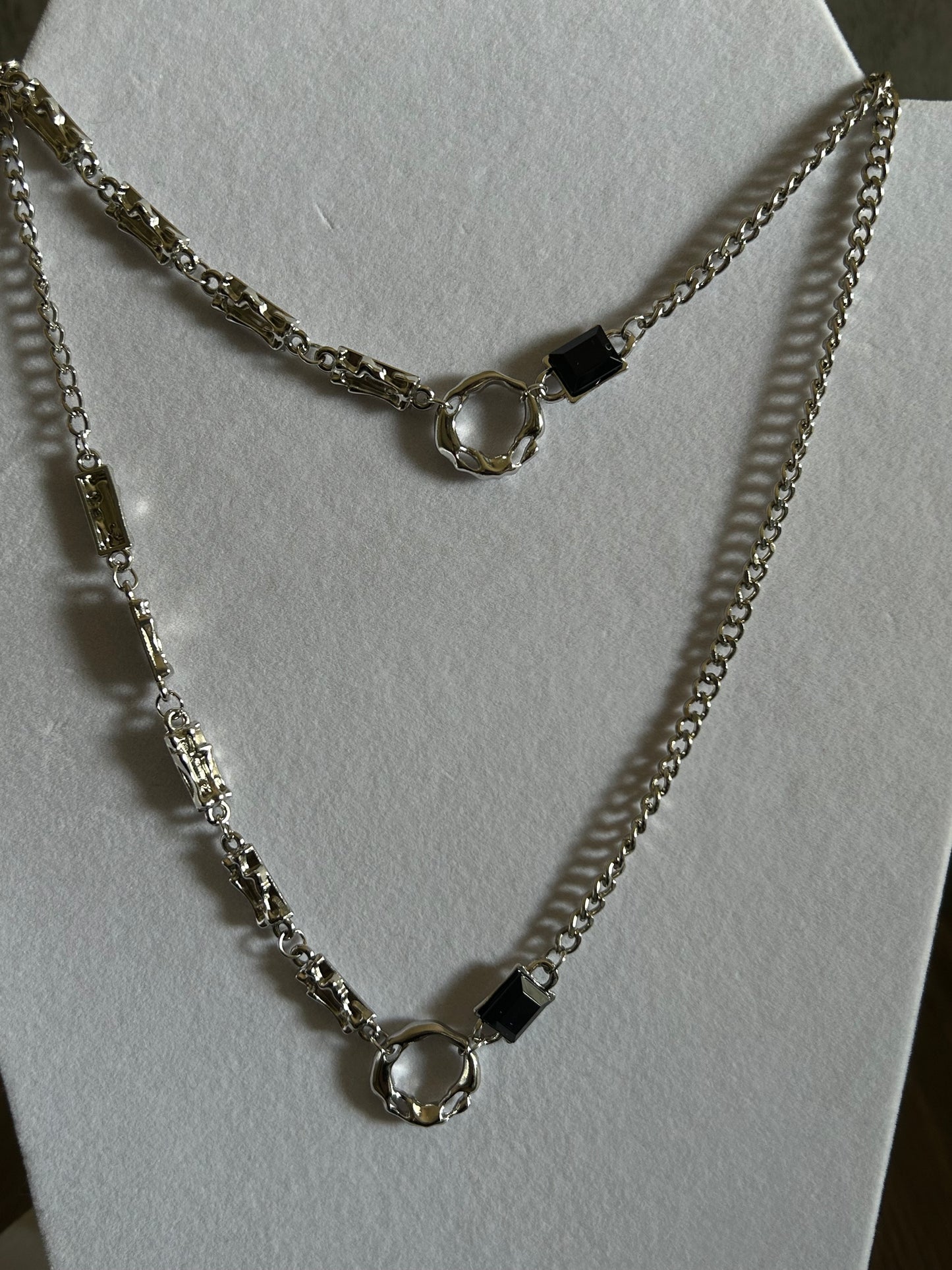 Silver Retro Necklace
