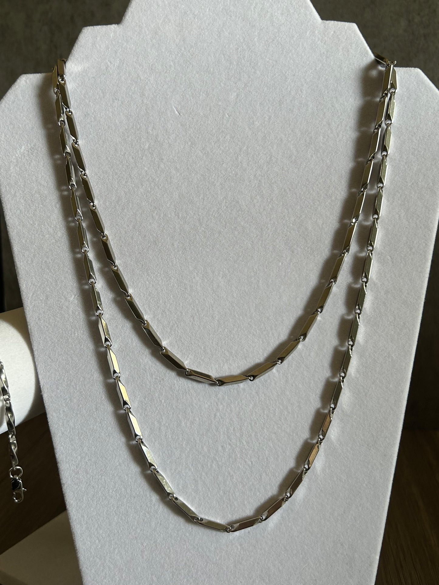Silver Ripple Necklace