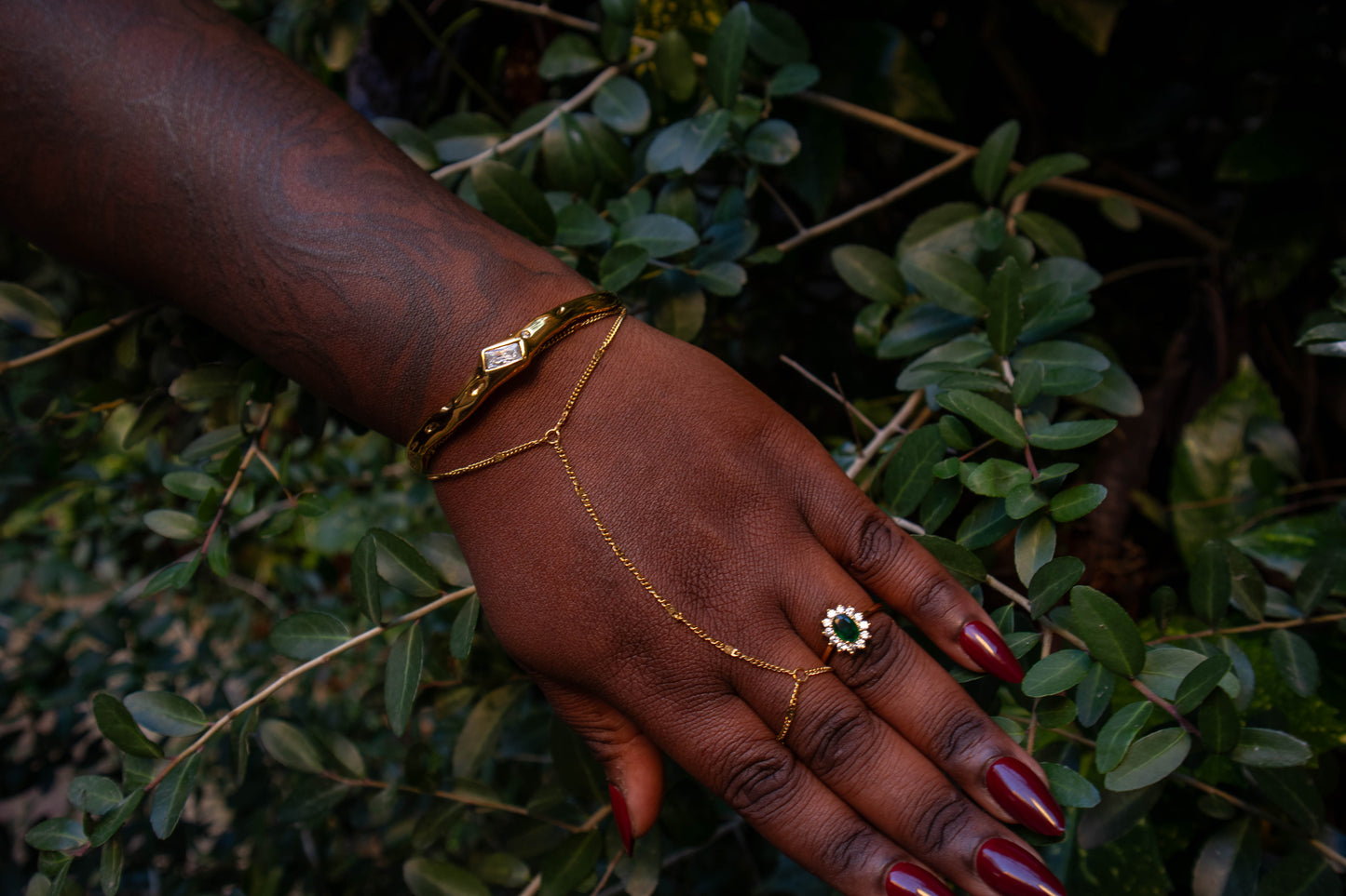 Layered Hand Chain
